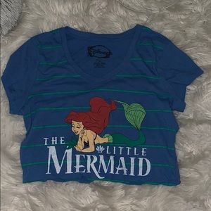 Cropped Little Mermaid T-Shirt